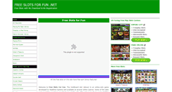 Desktop Screenshot of freeslotsforfun.net
